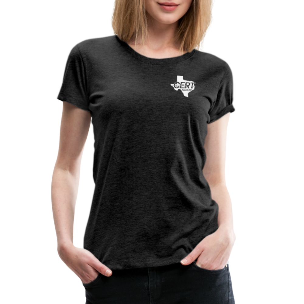 Allen CERT Ladies T-Shirt - charcoal grey