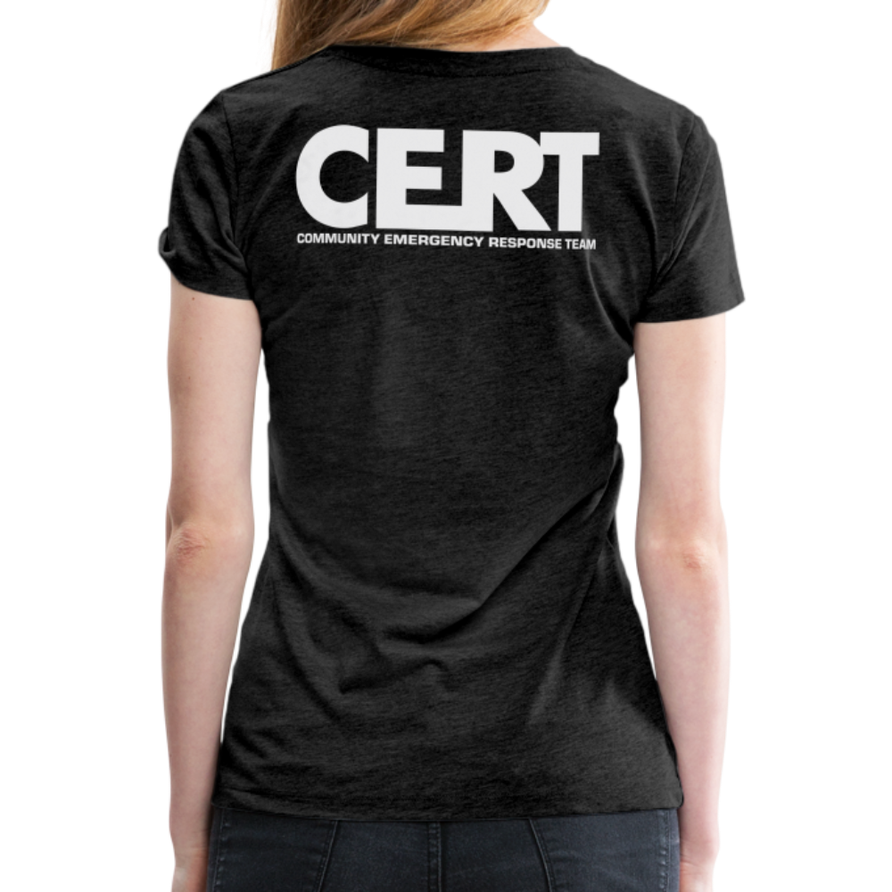 Allen CERT Ladies T-Shirt - charcoal grey