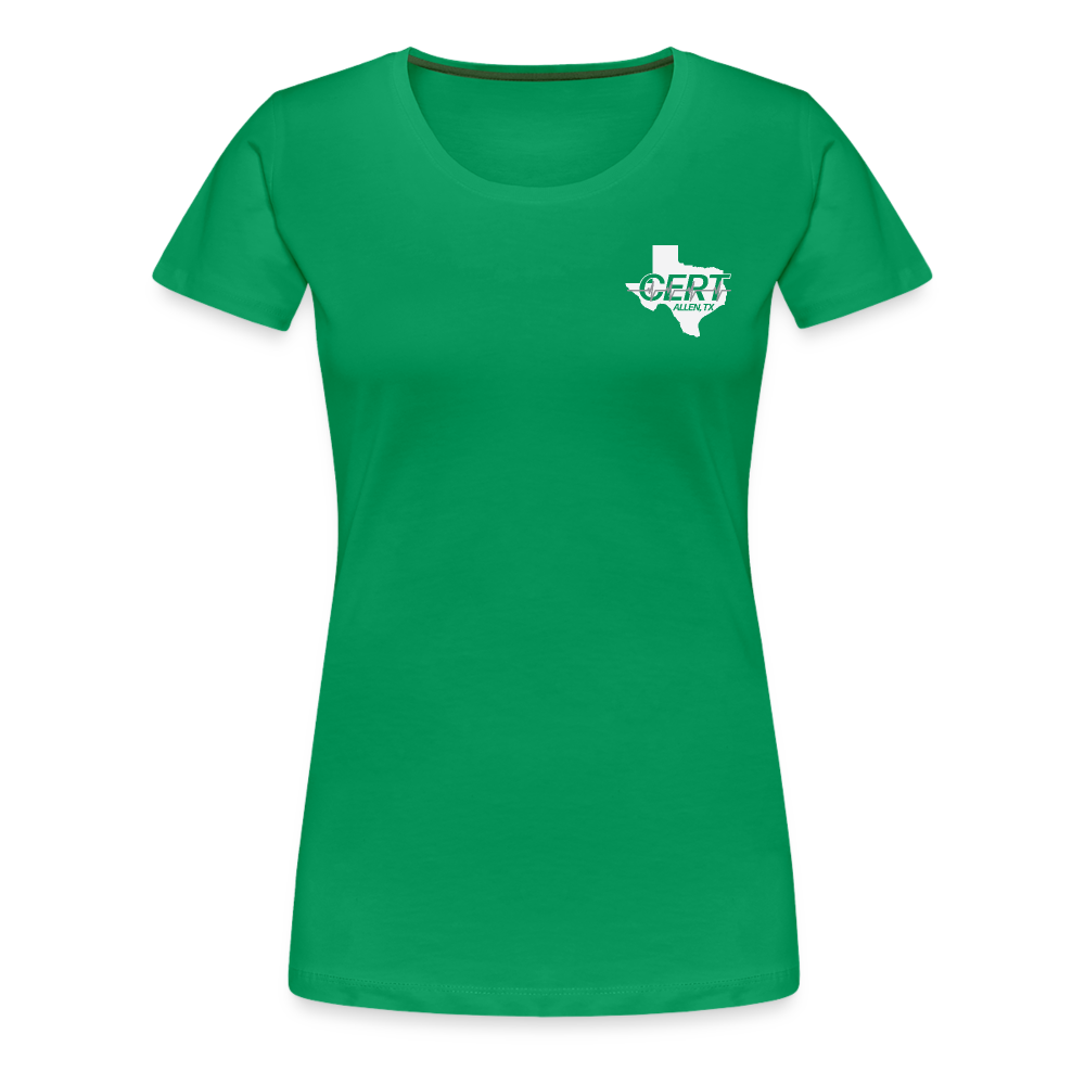 Allen CERT Ladies T-Shirt - kelly green