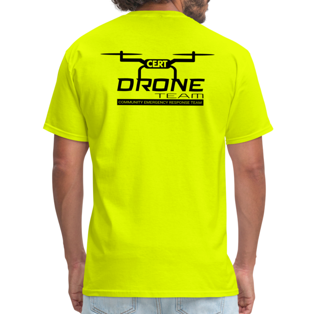 CERT Drone Pilot T-Shirt - safety green
