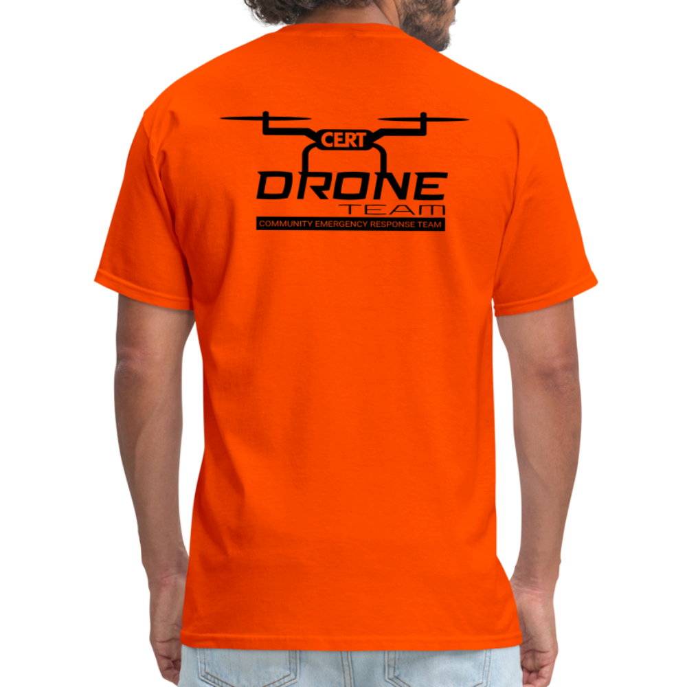CERT Drone Pilot T-Shirt - orange