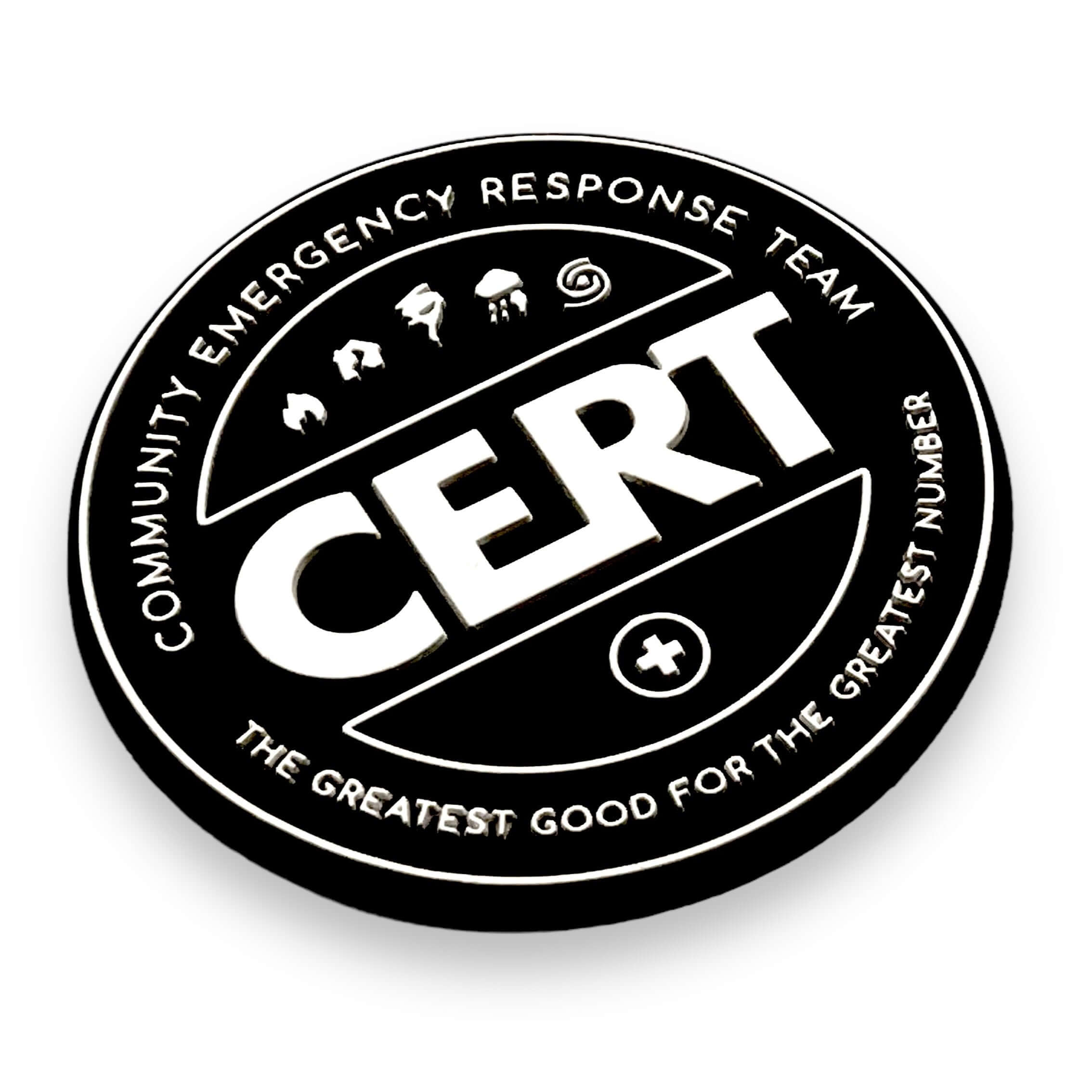 Cert Rocker Patch All Hazards PVC Patch – First Class Responder