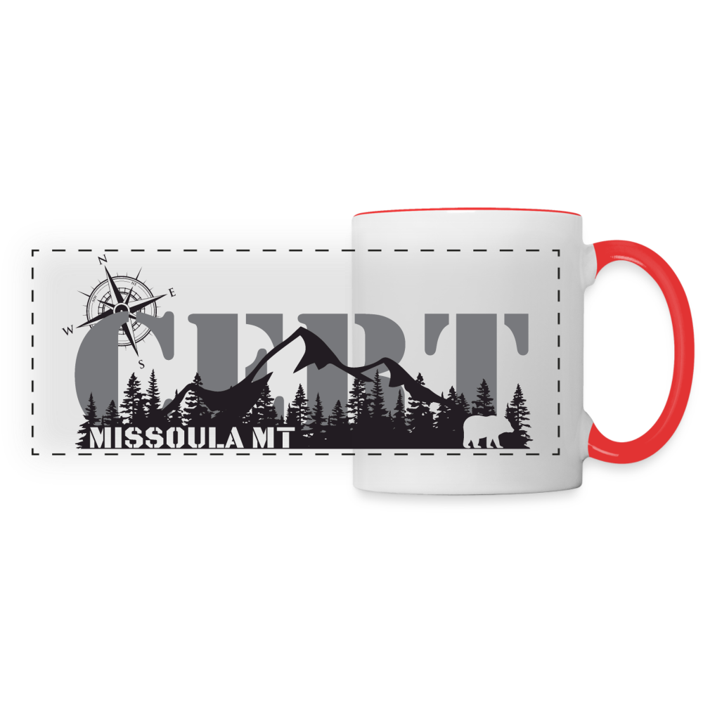 Missoula CERT Panoramic Mug - white/red