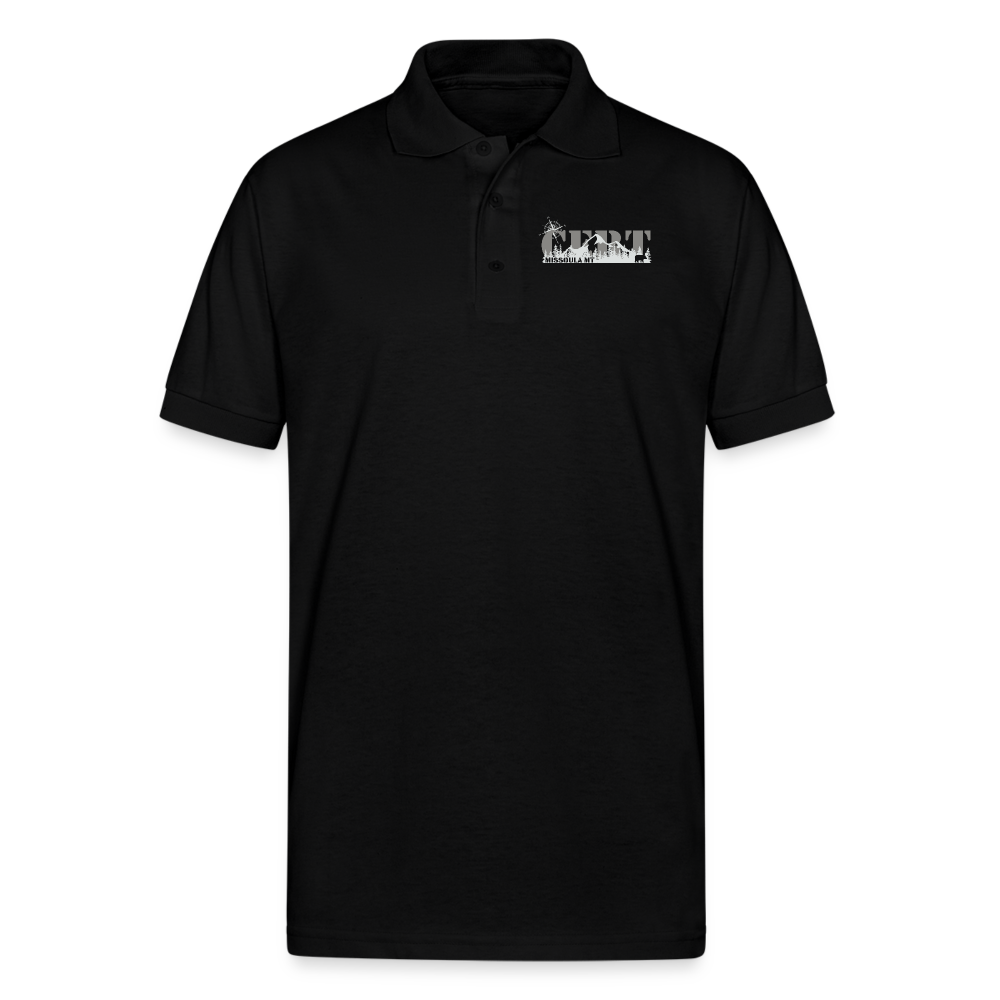 Missoula - Gildan Men’s 50/50 Jersey Polo - black