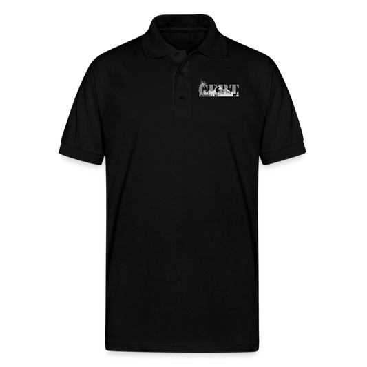 Missoula - Gildan Men’s 50/50 Jersey Polo - black