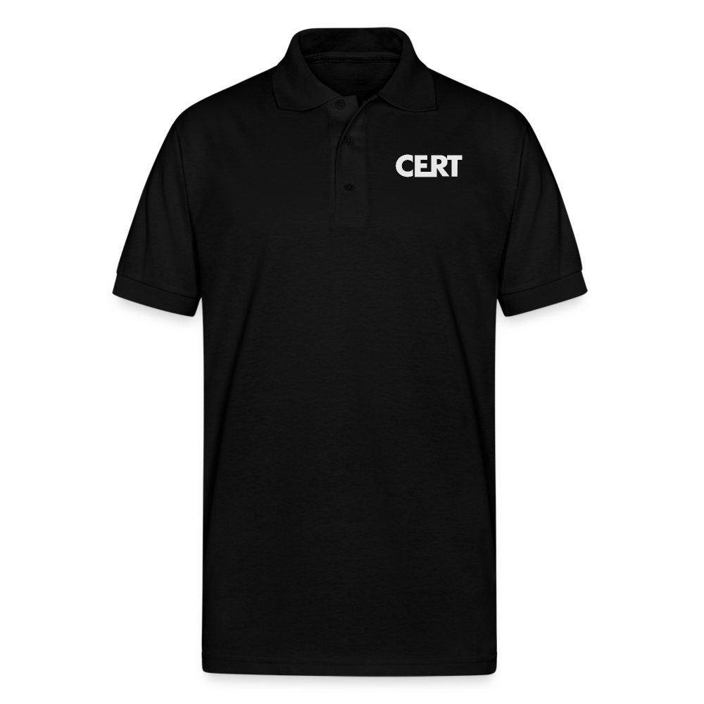 Missoula - Gildan Men’s 50/50 Jersey Polo - black
