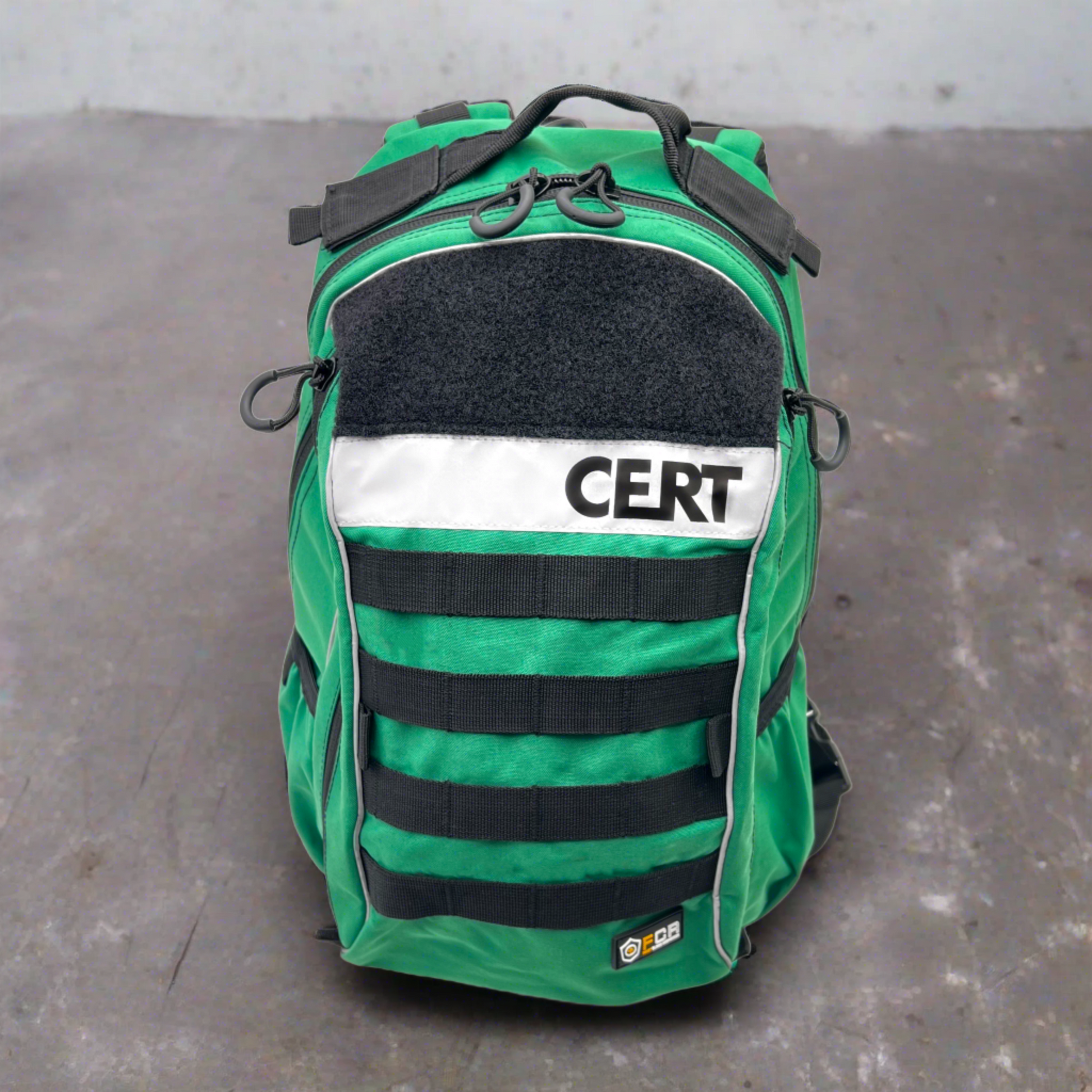 Safety clearance first backpack