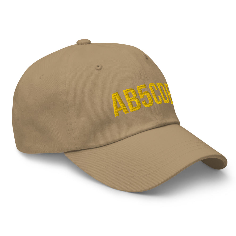 Custom Call Sign Hat - Khaki / Tan