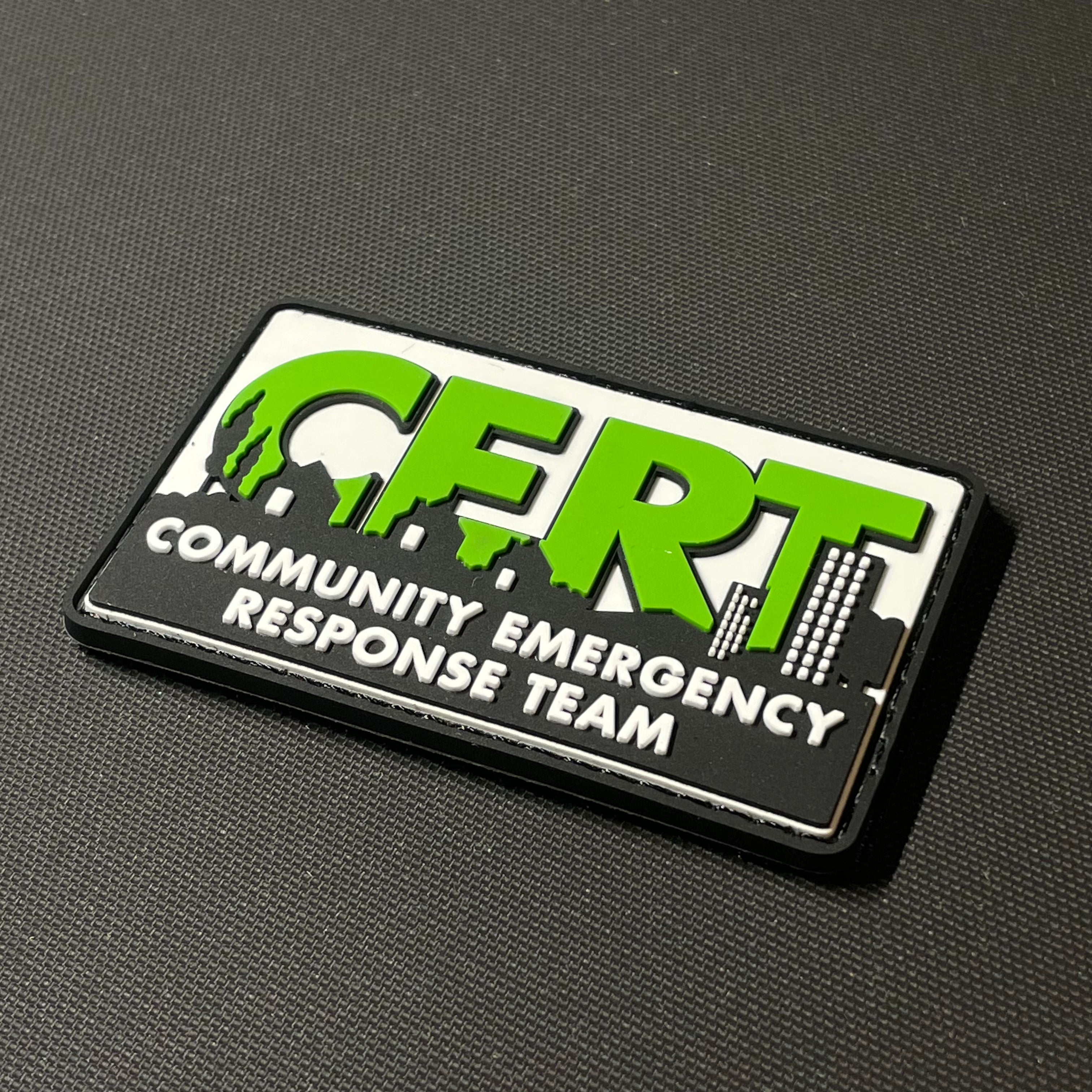 Cert Rocker Patch CERT National Logo PVC Patch – First Class Responder