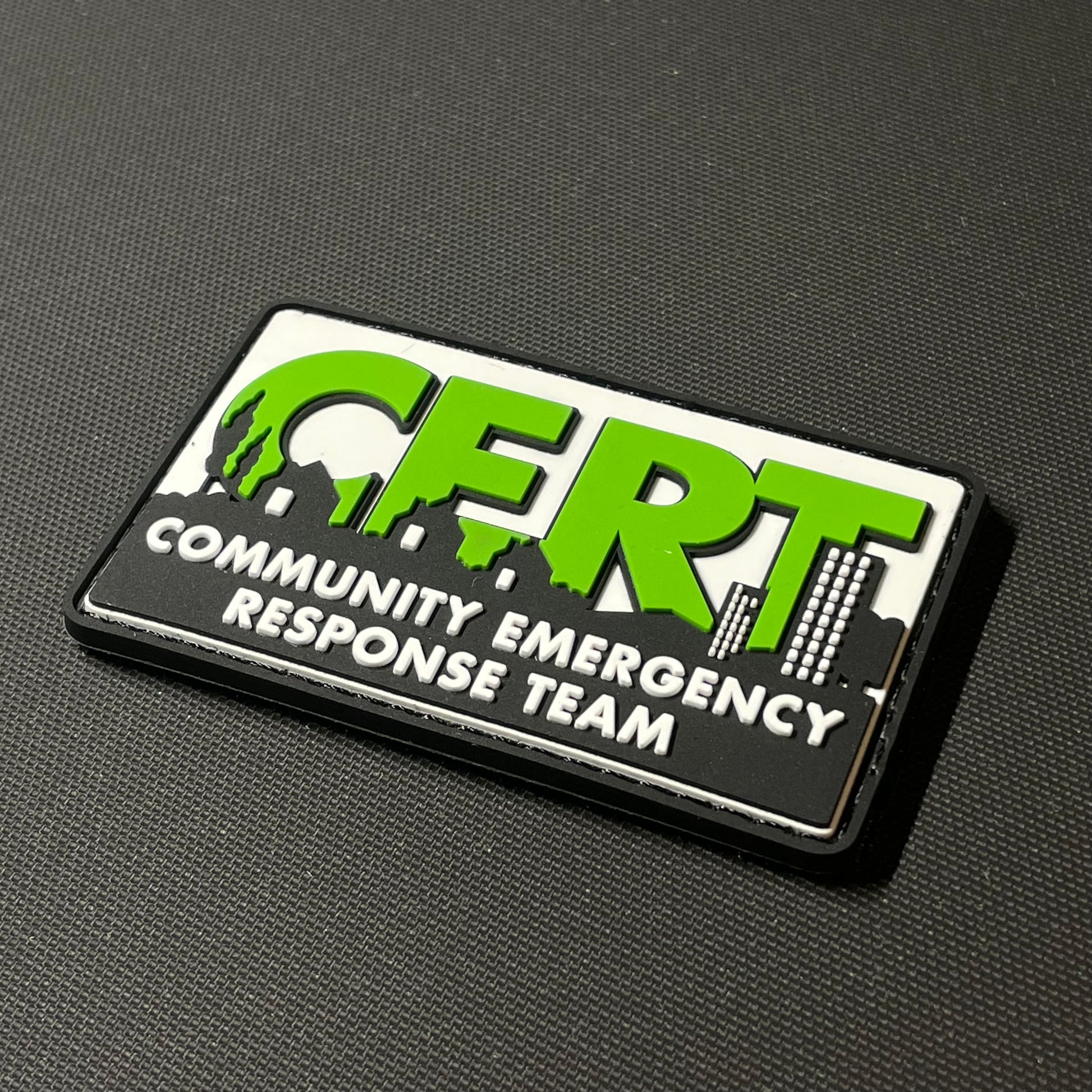 PVC CERT Patch Hook & Loop Backing – First Class Responder