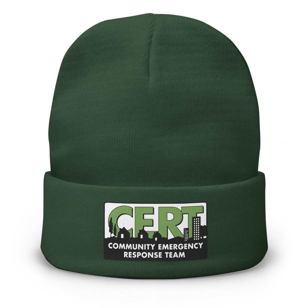 FEMA National CERT Logo Embroidered Beanie – First Class Responder