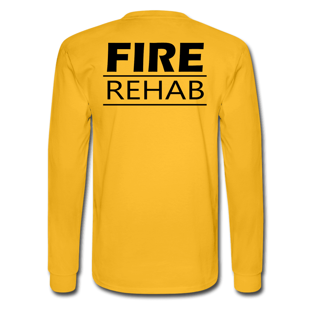 Fire Rehab Team Long Sleeve Shirt - gold
