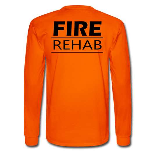 Fire Rehab Team Long Sleeve Shirt - orange
