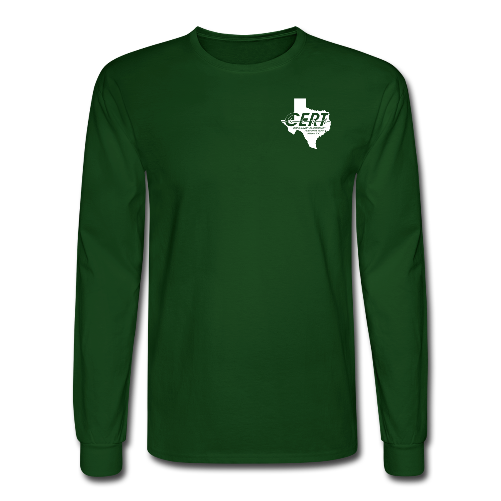 Allen CERT Long Sleeve Subtle Shirt - forest green