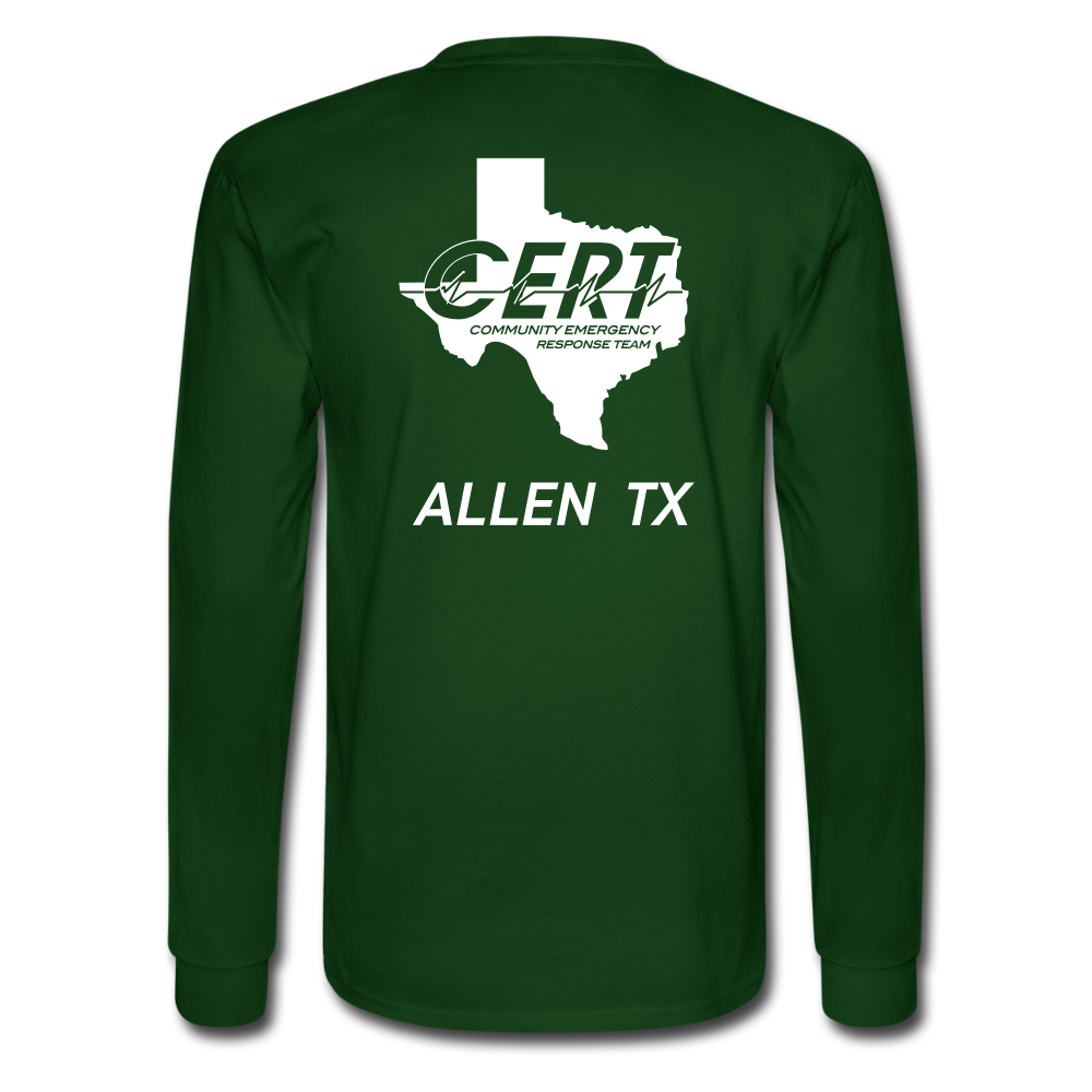 Allen CERT Long Sleeve Subtle Shirt - forest green