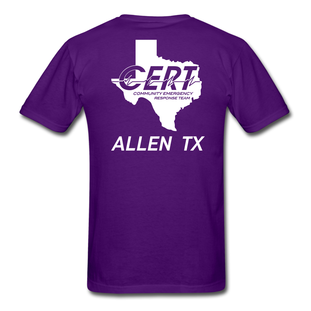 Allen TX CERT Field Shirt - purple