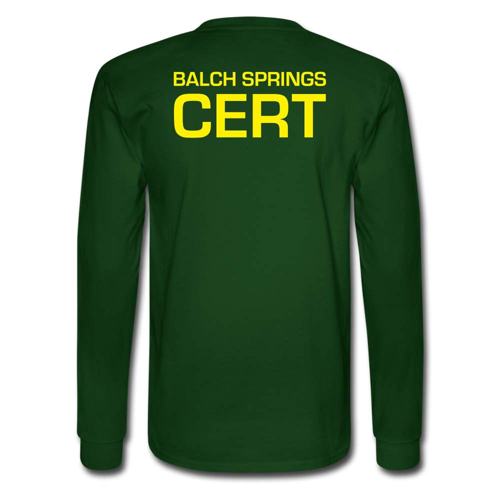 Balch Springs CERT Long Sleeve T-Shirt - forest green