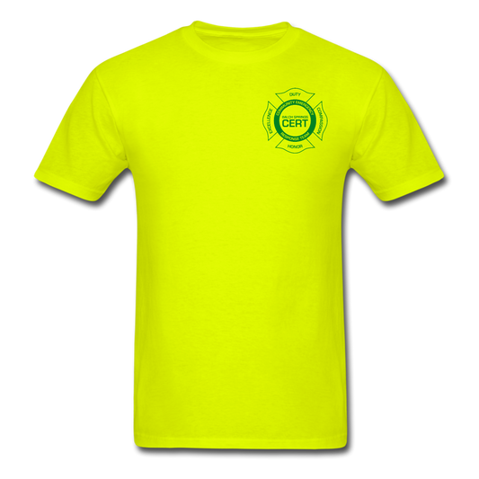 Balch Springs CERT Uniform Shirt - safety green