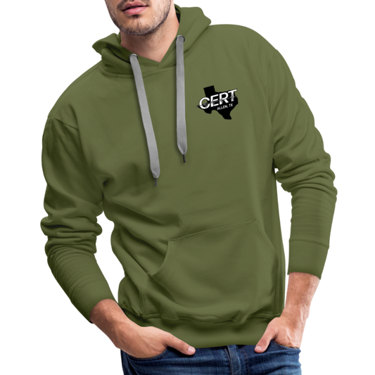 Allen CERT Search Marking Hoodie - olive green