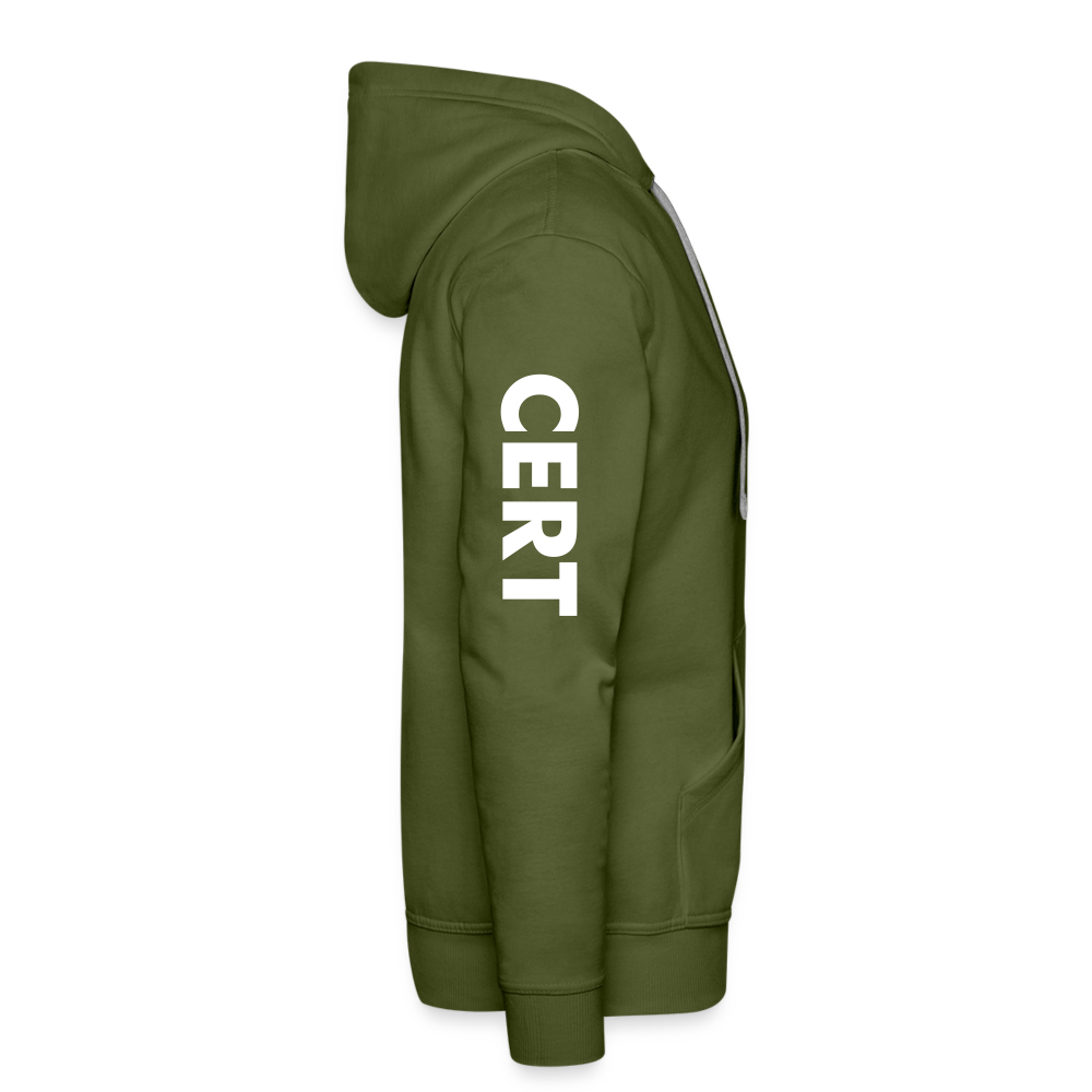 Allen CERT Search Marking Hoodie - olive green