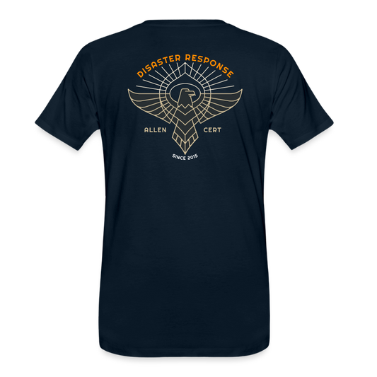 Allen TX CERT Disaster Response T-Shirt - deep navy