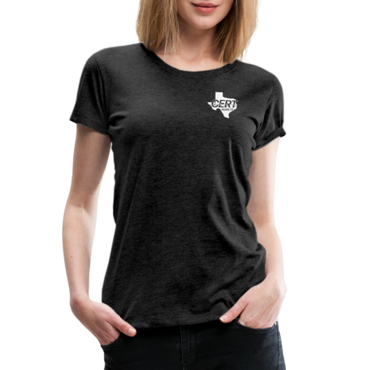 Allen CERT Ladies T-Shirt - charcoal grey