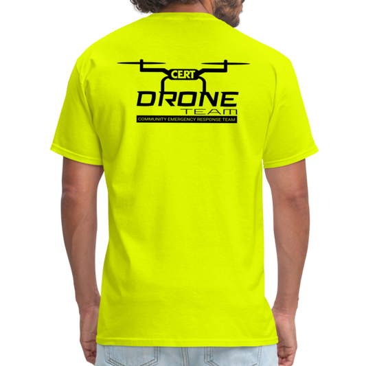 CERT Drone Pilot T-Shirt - safety green